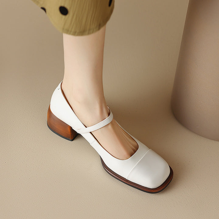 Erel Genuine Leather Heels