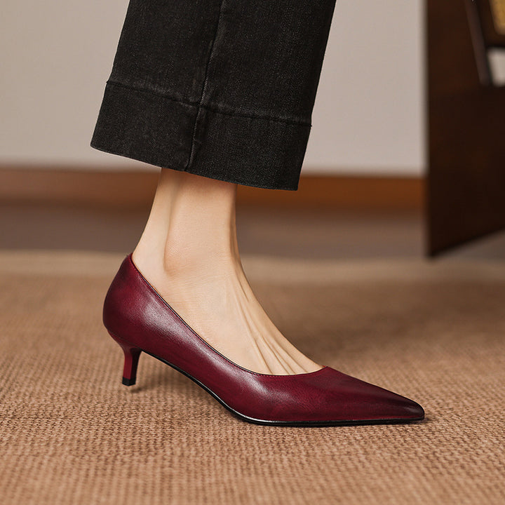 Relle Genuine Leather Heels