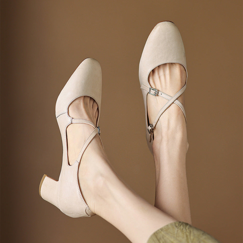 Orrel Genuine Leather Heels