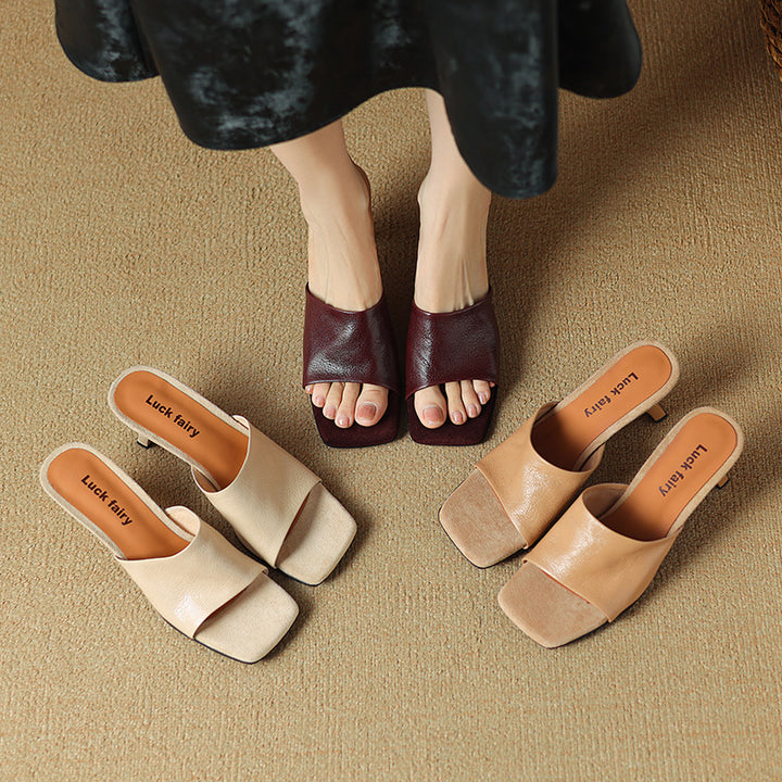 Selyn Leather Sandals