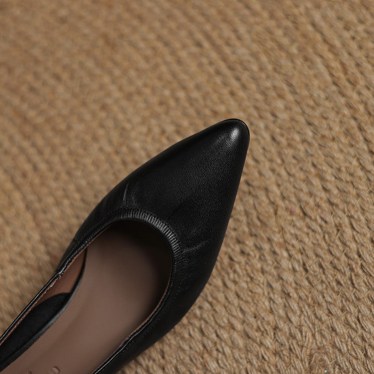 Liora Genuine Leather Heels