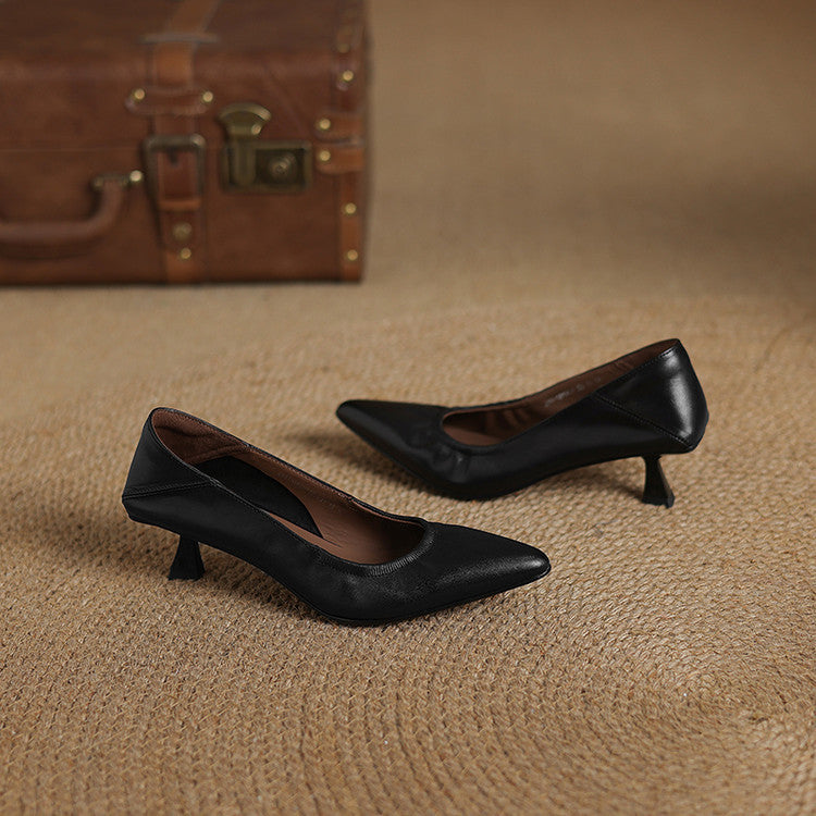 Liora Genuine Leather Heels