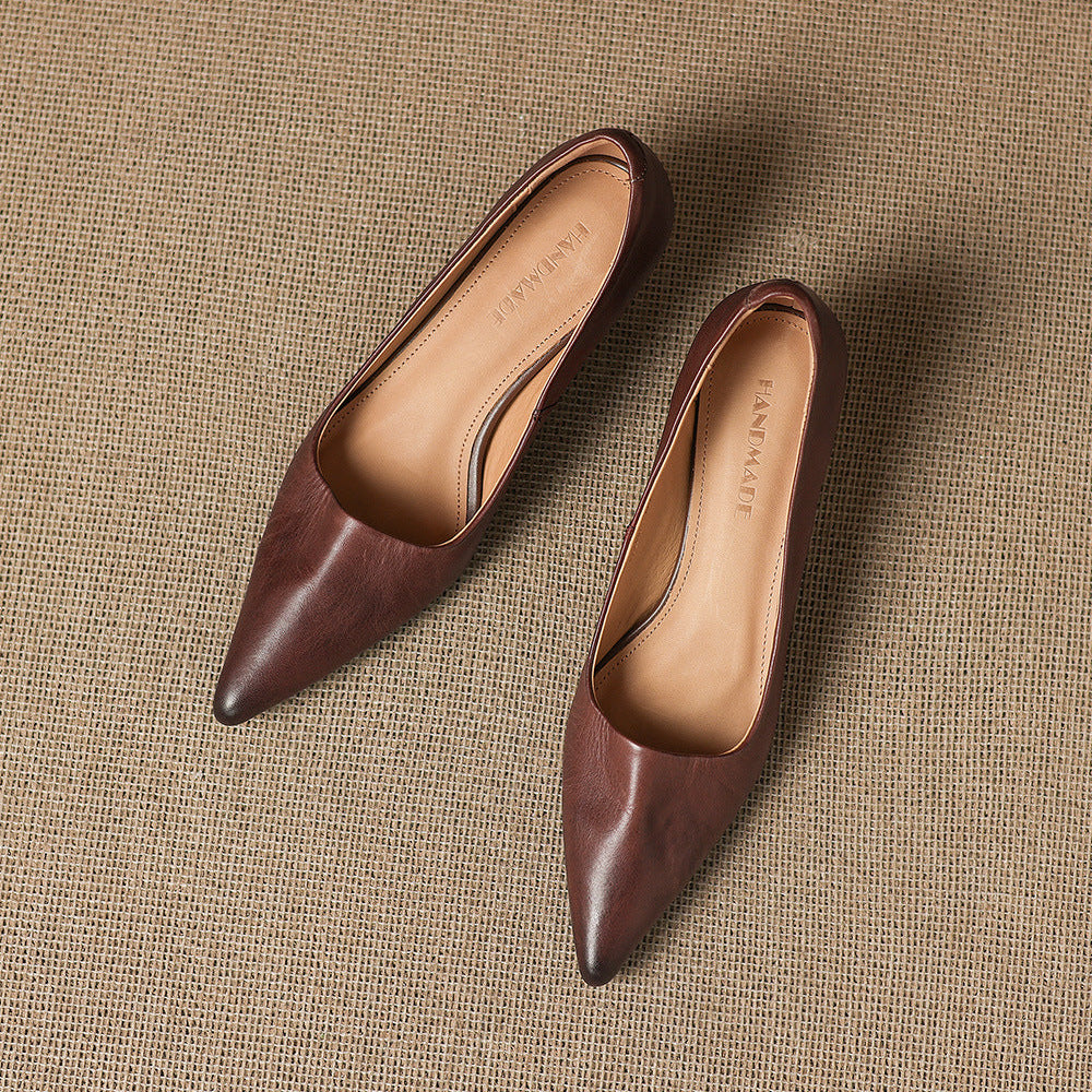 Revia Genuine Leather Heels