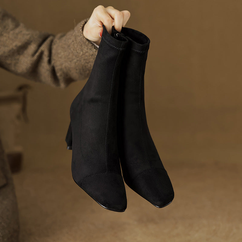 Aelis Genuine Suede Boots