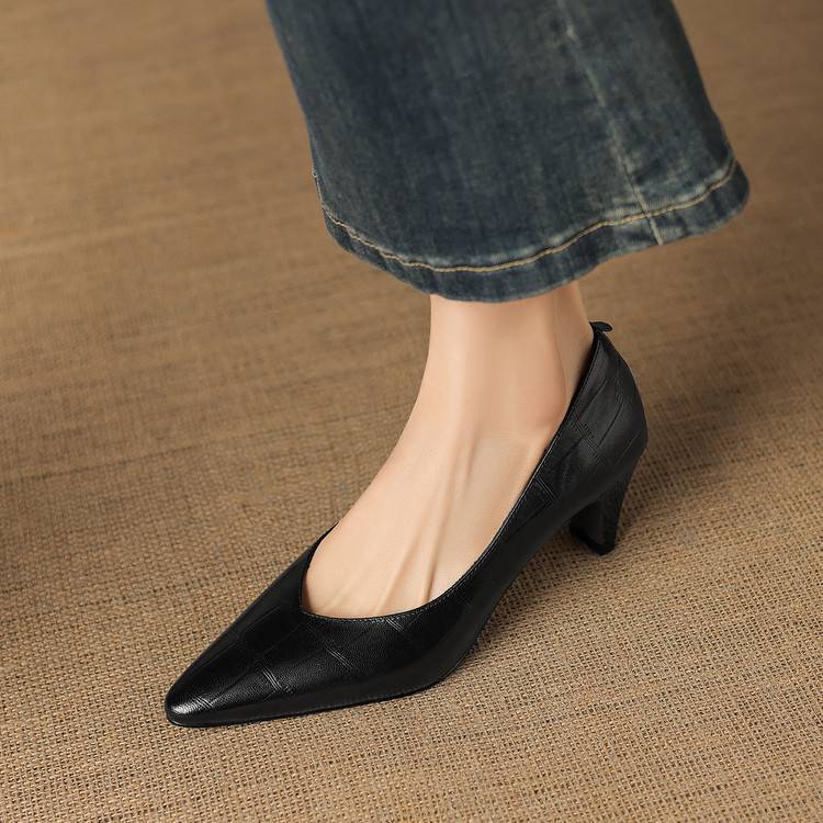 Nea Genuine Leather Heels