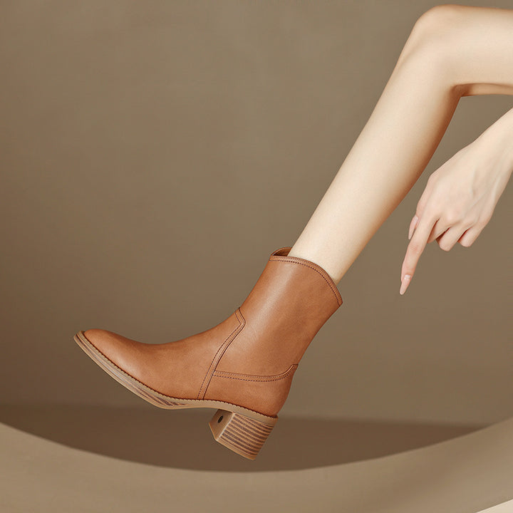 Zaria Genuine Leather Boots
