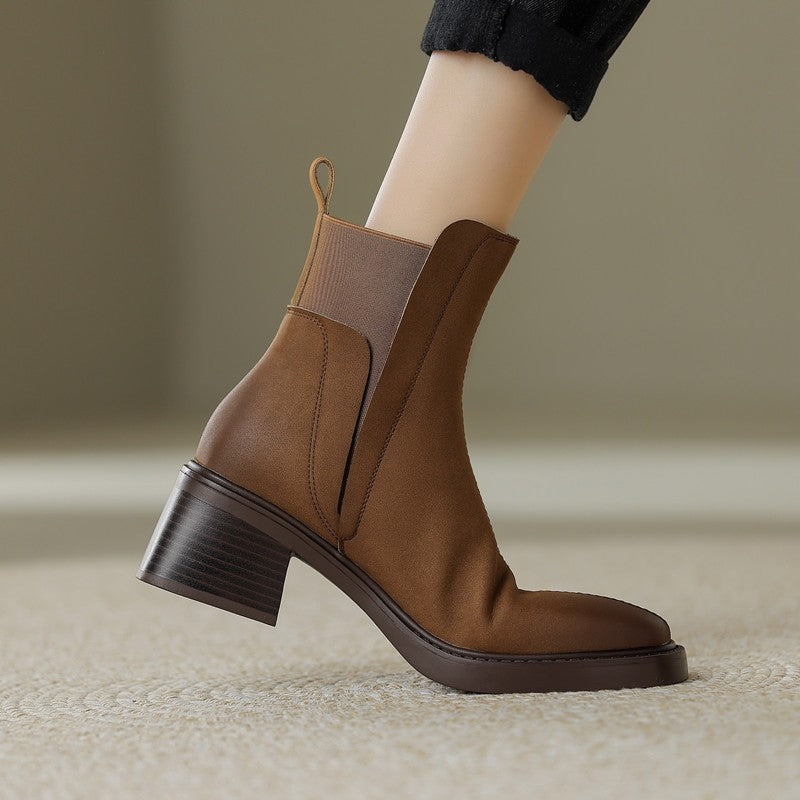 Stella Leather Ankle Boots