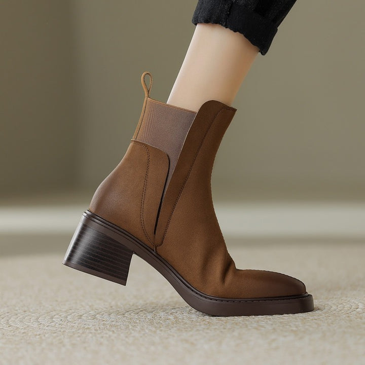 Stella Leather Ankle Boots