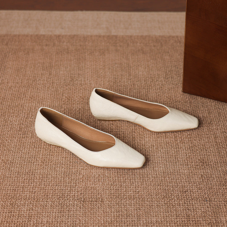 Milan Genuine Leather Flats