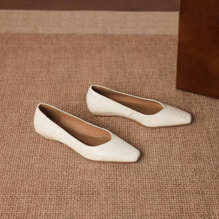Milan Genuine Leather Flats