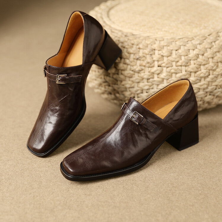 Ekra Genuine Leather Heels