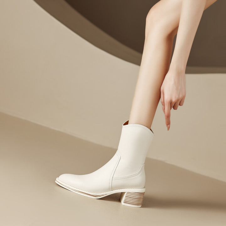 Zaria Genuine Leather Boots