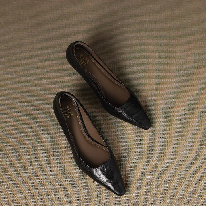 Enne Genuine Leather Heels
