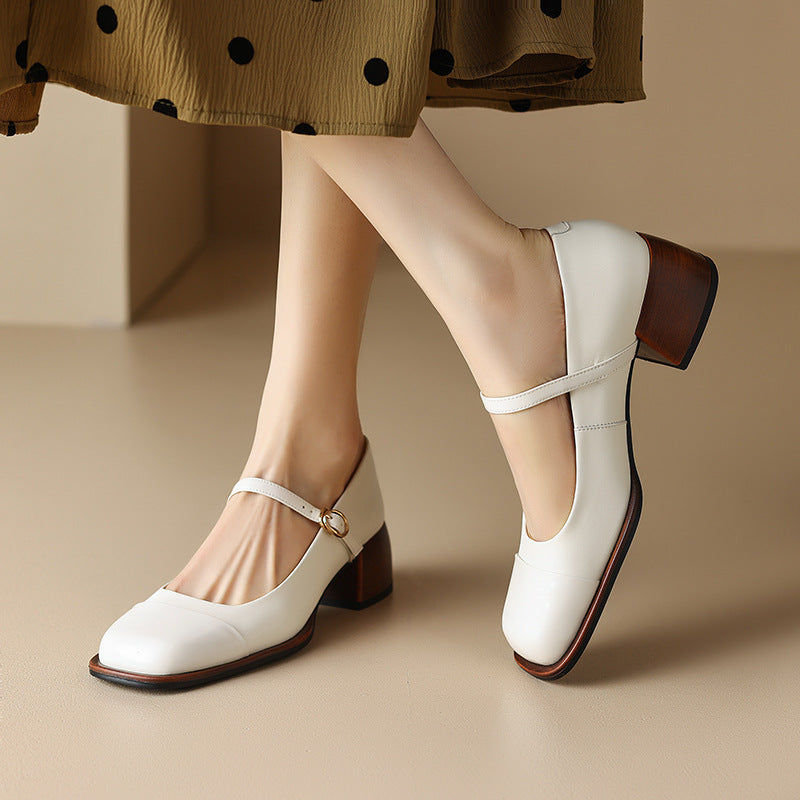 Erel Genuine Leather Heels