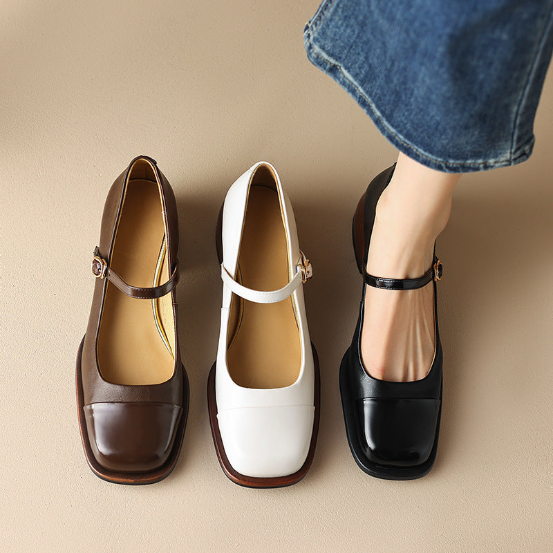 Erel Genuine Leather Heels