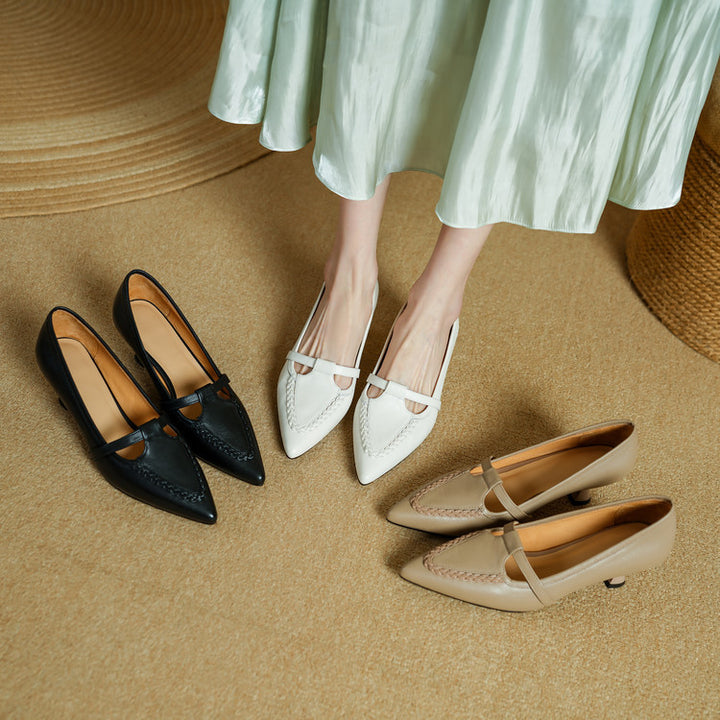Orel Genuine Leather Heels