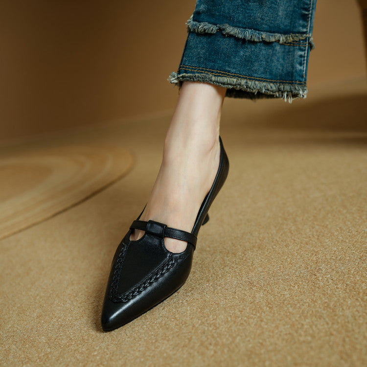 Orel Genuine Leather Heels