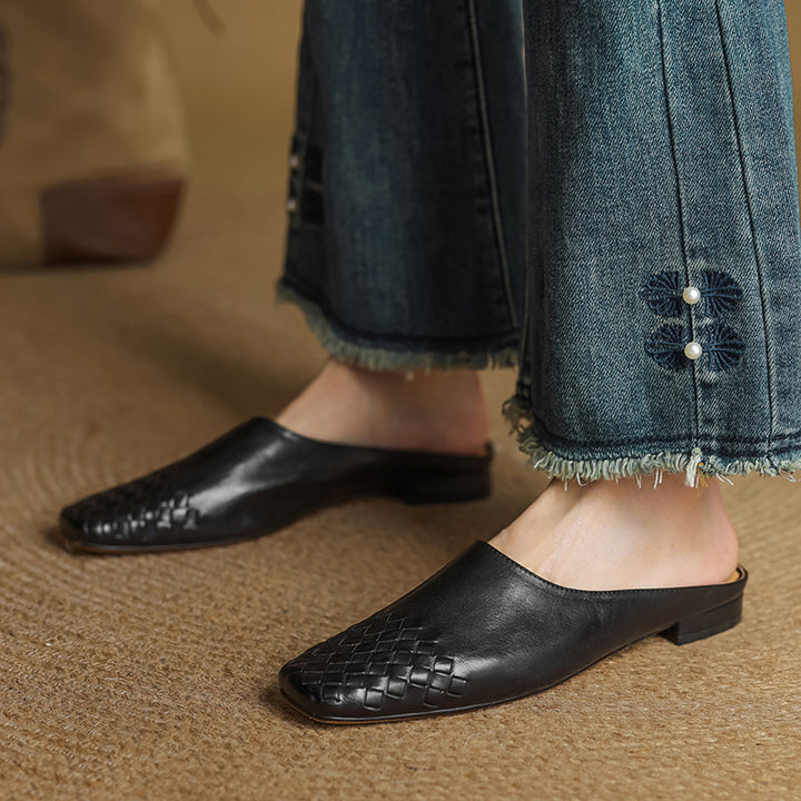 Dalvi Genuine Leather Mules