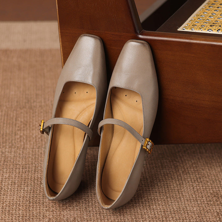 Aira Genuine Leather Heels