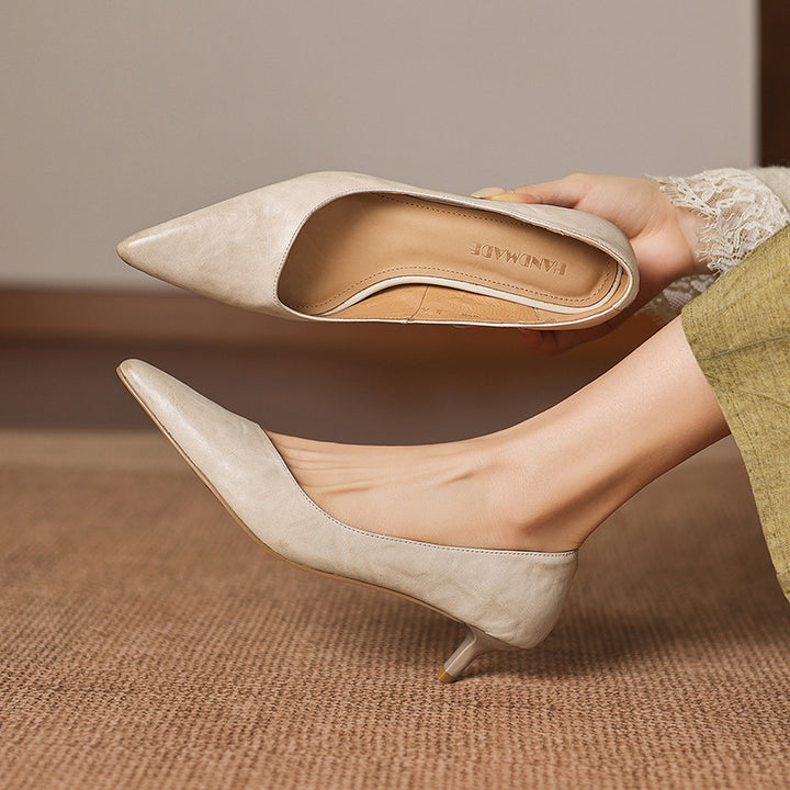 Relle Genuine Leather Heels