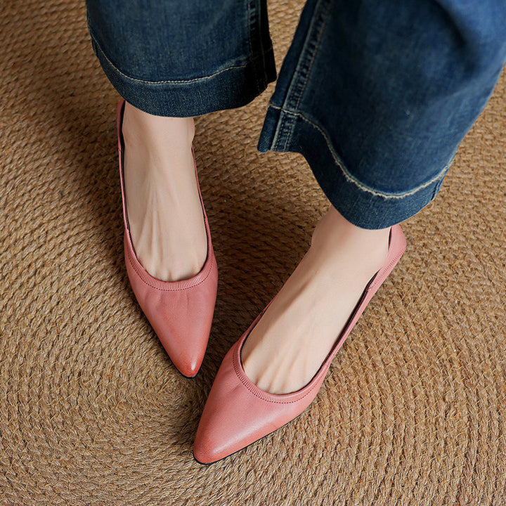 Liora Genuine Leather Heels
