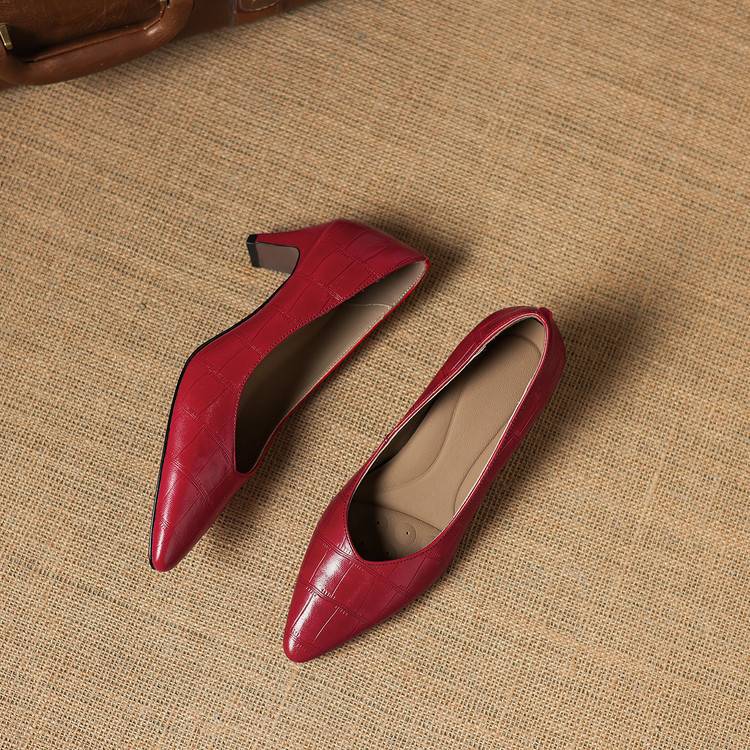 Nea Genuine Leather Heels