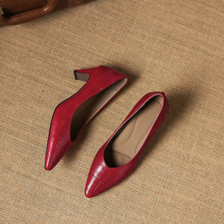 Nea Genuine Leather Heels
