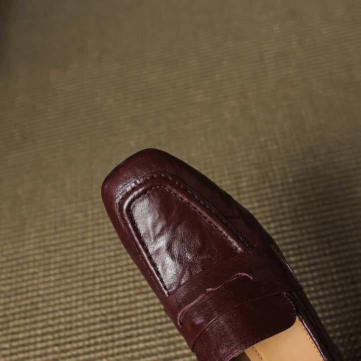 Sora Genuine Leather Heels