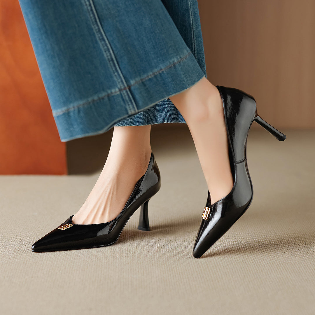 Blair Genuine Leather Heels