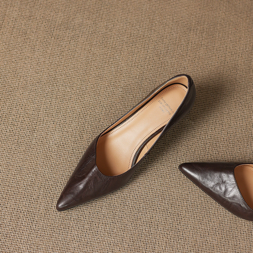 Kreya Genuine Leather Heels