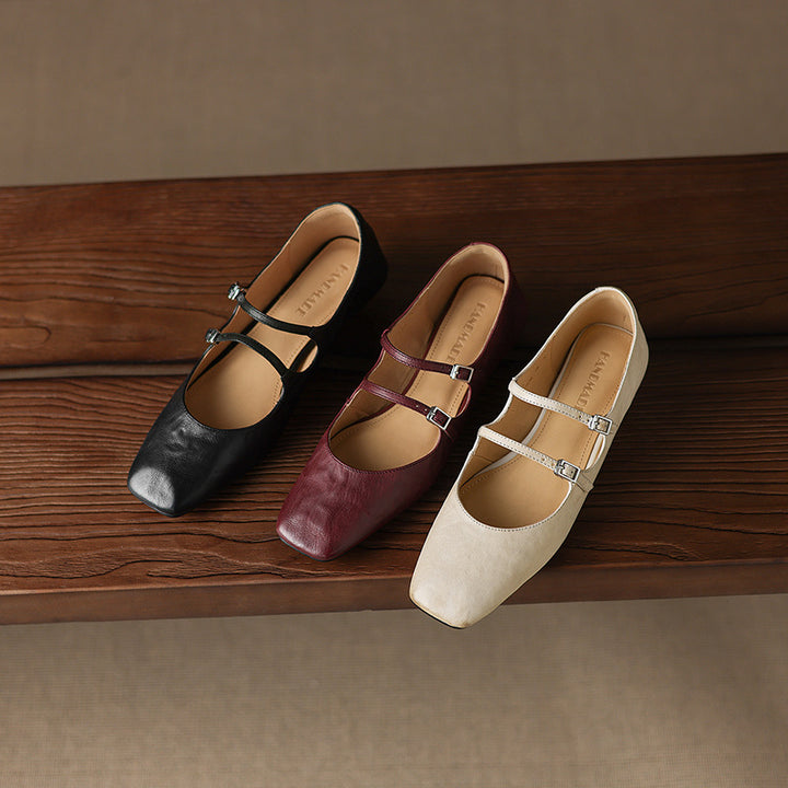 Orik Genuine Leather Flats