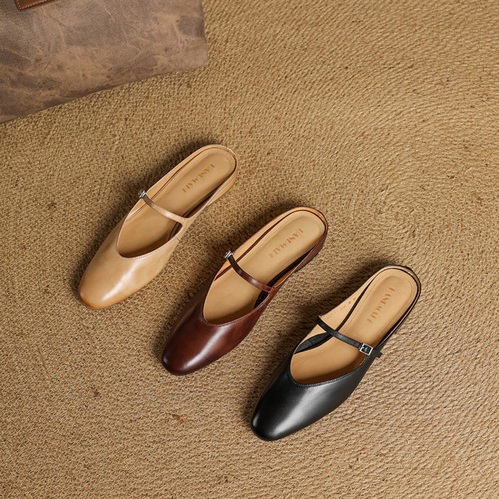 Marvyn Genuine Leather Mules