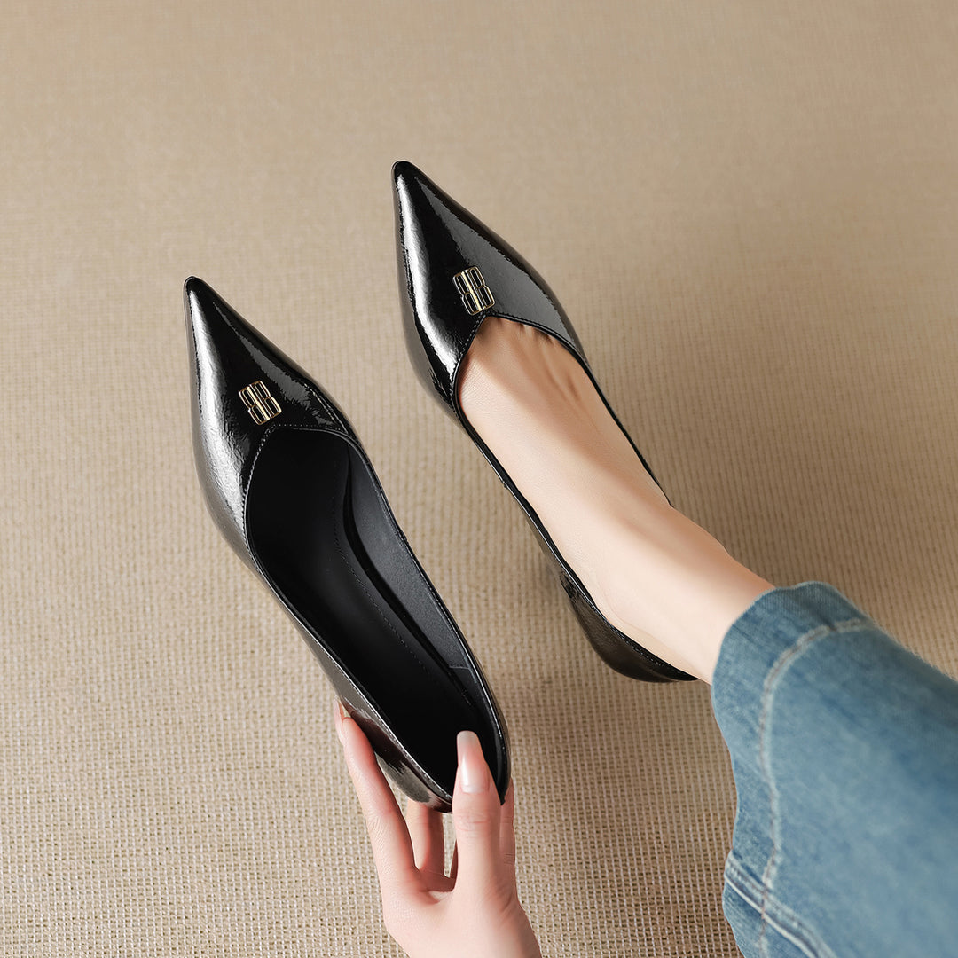 Blair Genuine Leather Heels