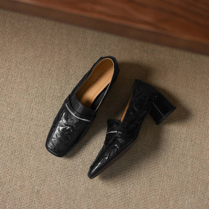 Zale Genuine Leather Heel