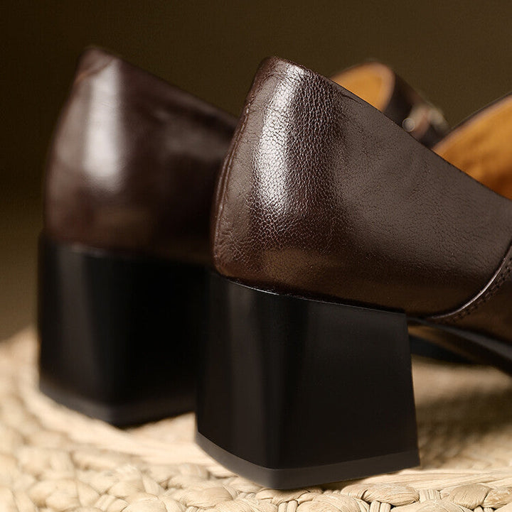 Ekra Genuine Leather Heels