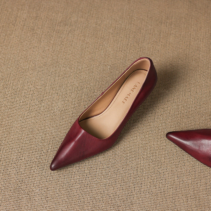 Revia Genuine Leather Heels
