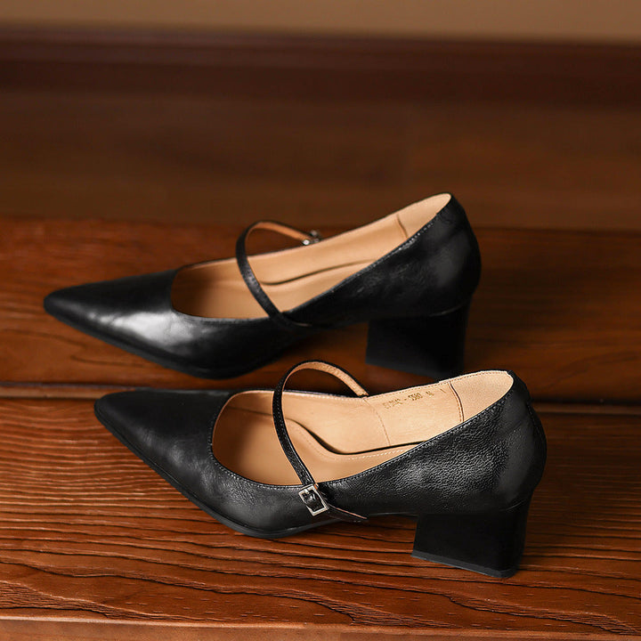 Orvia Genuine Leather Heels