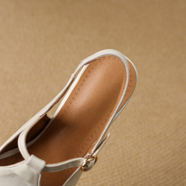 Loren Leather Heels
