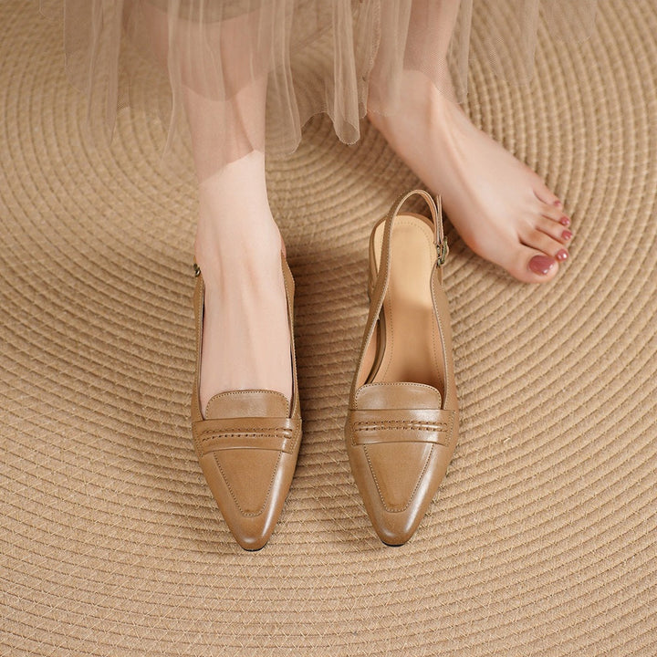 Rema Genuine Leather Heels