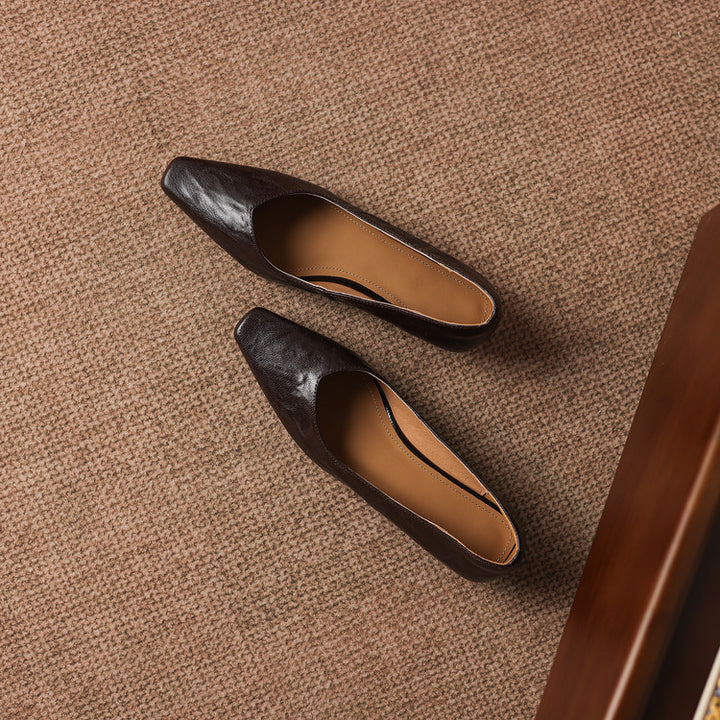 Milan Genuine Leather Flats