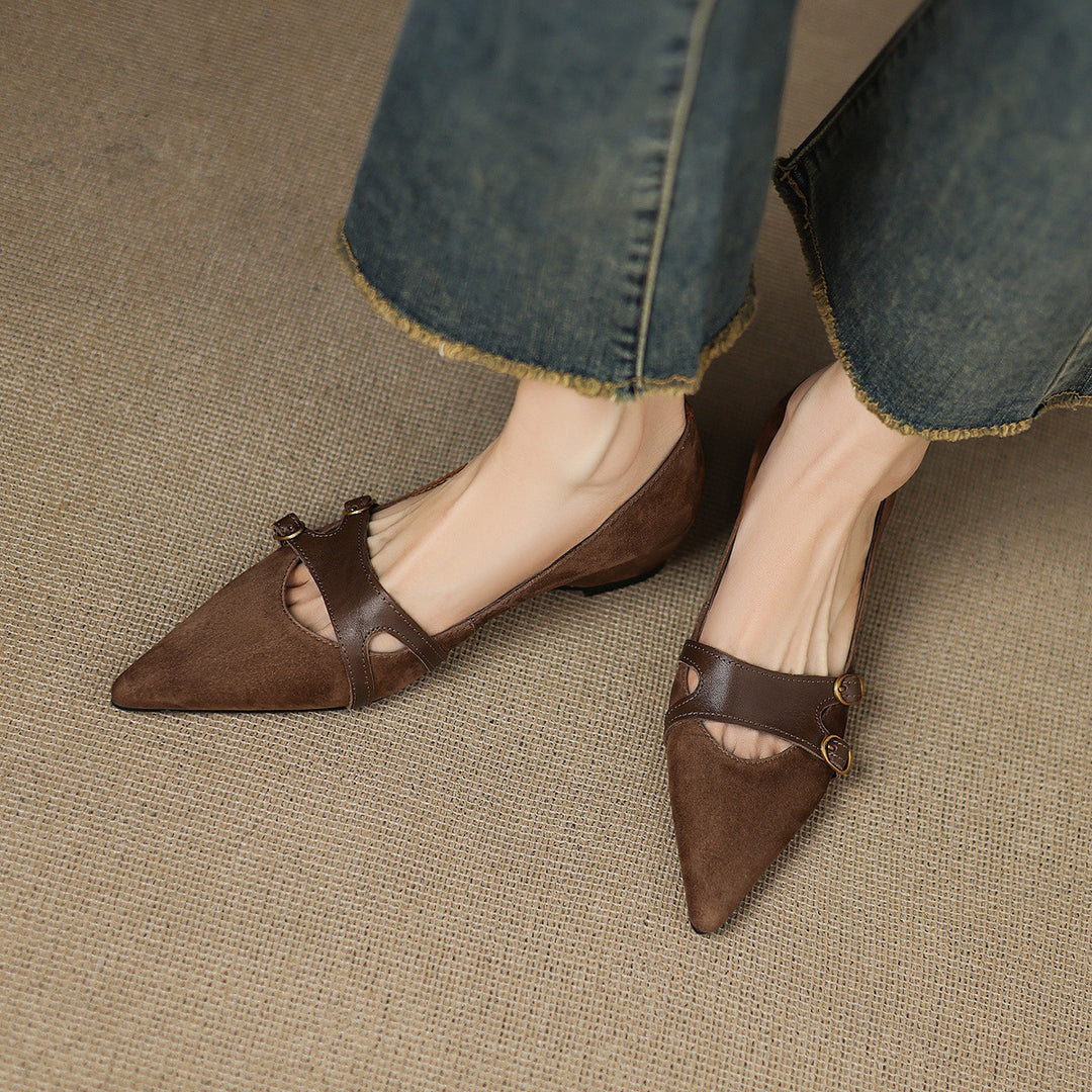 Ryla Genuine Suede Loafers