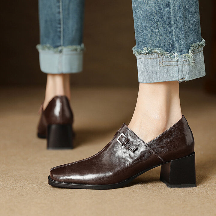 Ekra Genuine Leather Heels