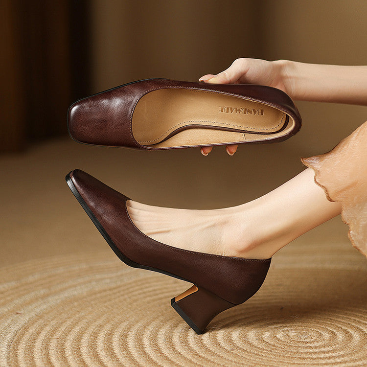 Arlix Genuine Leather Heels