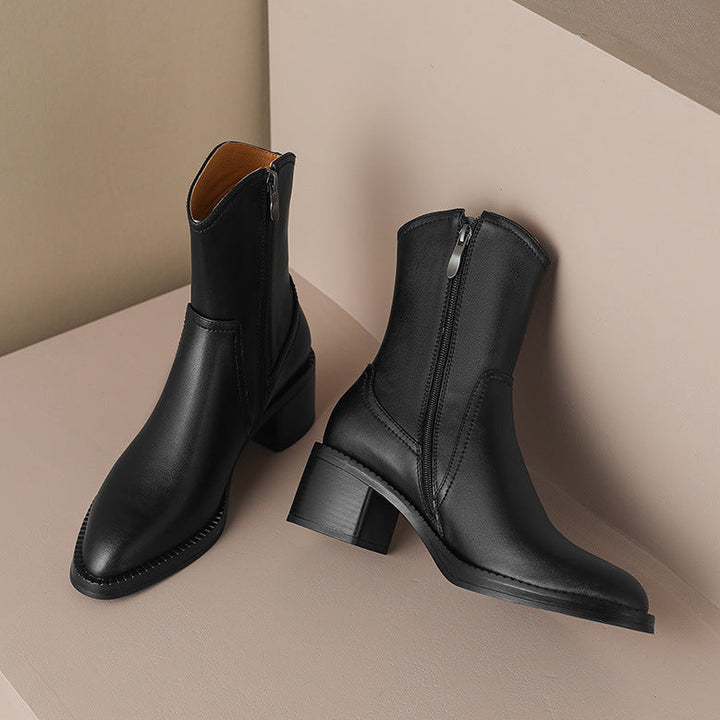 Zaria Genuine Leather Boots