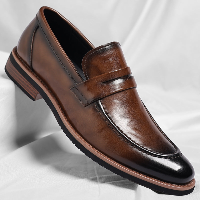 Lurex Genuine Leather Loafers