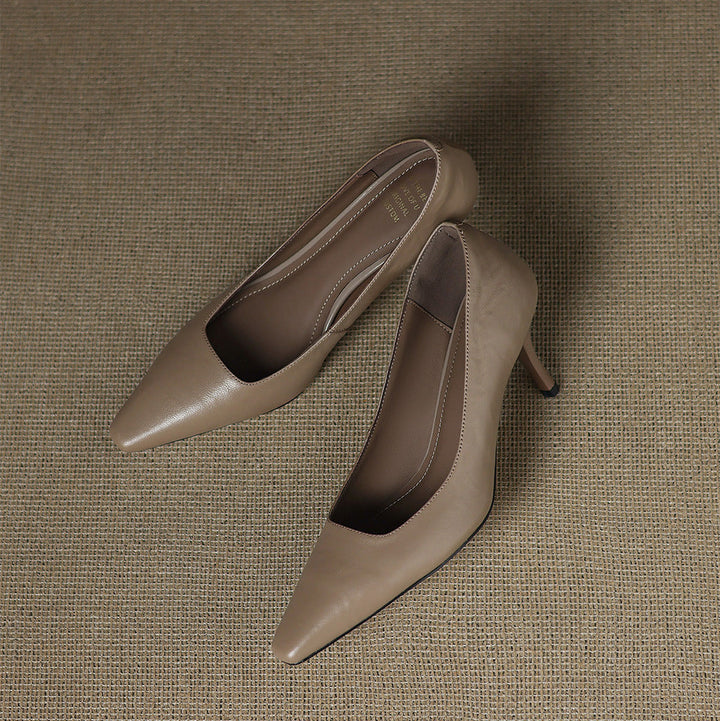 Enne Genuine Leather Heels