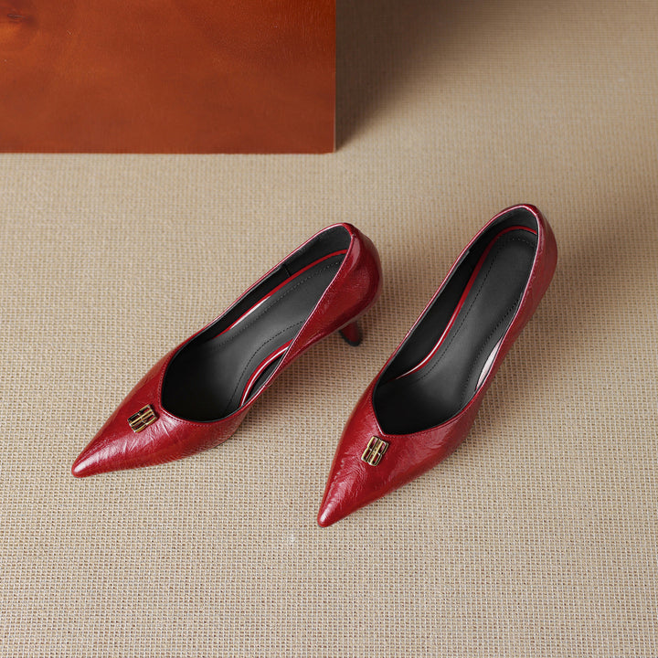 Blair Genuine Leather Heels