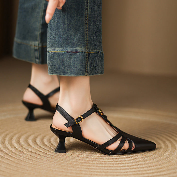 Viara Genuine Leather Heels