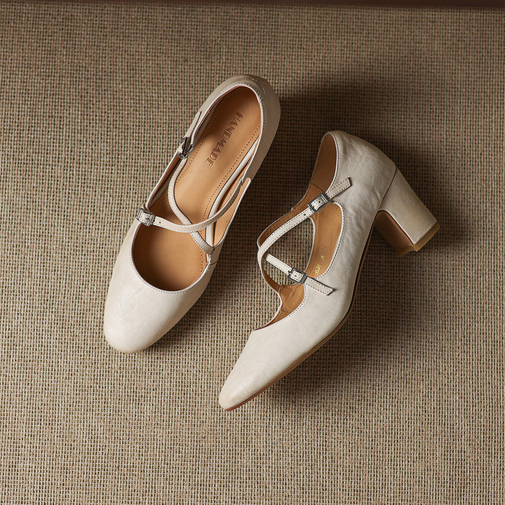 Orrel Genuine Leather Heels