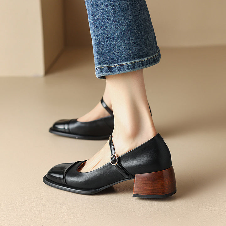 Erel Genuine Leather Heels